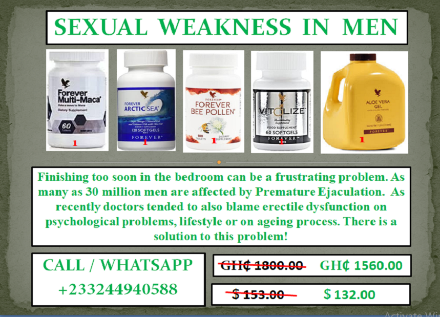 Sexual Weakness in Men Pack